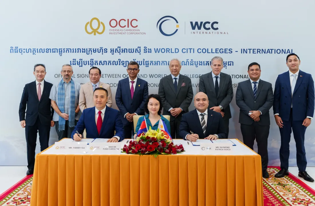 OCIC និង WCCI សហការបង្កើតសាកលវិទ្យាល័យបច្ចេកវិទ្យាអាកាសចរណ៍ដំបូងបង្អស់នៅកម្ពុជា