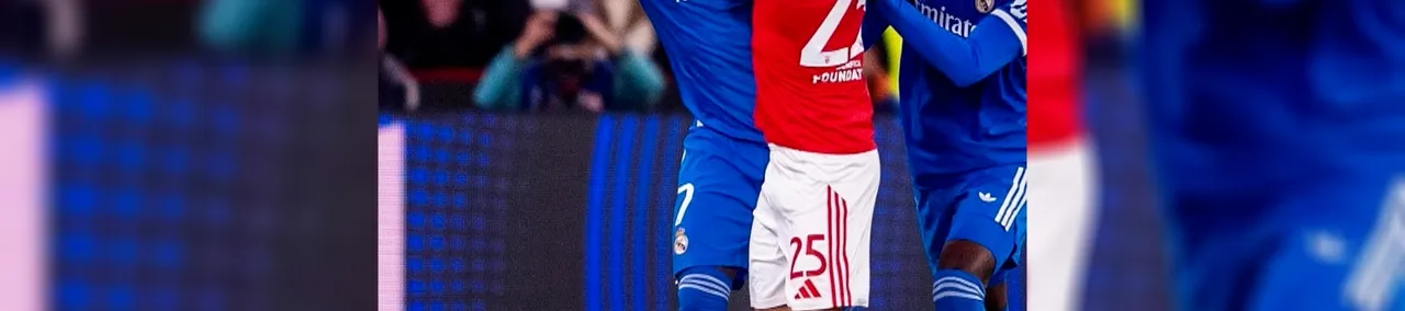 Thumbnail for បច្ចុប្បន្នភាពការពិន័យ Prestianni របស់ Benfica ក្រោយនិយាយពាក្យមិនសមរម្យទៅកាន់ Vinicius Jr