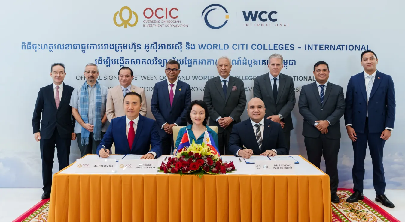 OCIC និង WCCI សហការបង្កើតសាកលវិទ្យាល័យបច្ចេកវិទ្យាអាកាសចរណ៍ដំបូងបង្អស់នៅកម្ពុជា