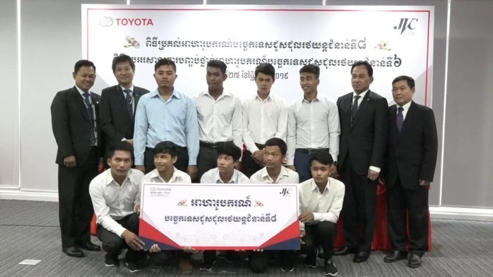 គិតមកដល់ឆ្នាំសិក្សា២០១៨-២០១៩ សិស្សអាហាររូបករណ៍របស់ក្រុមហ៊ុន តូយ៉ូតា ខេមបូឌា មានចំនួនសរុប៧៩រូប