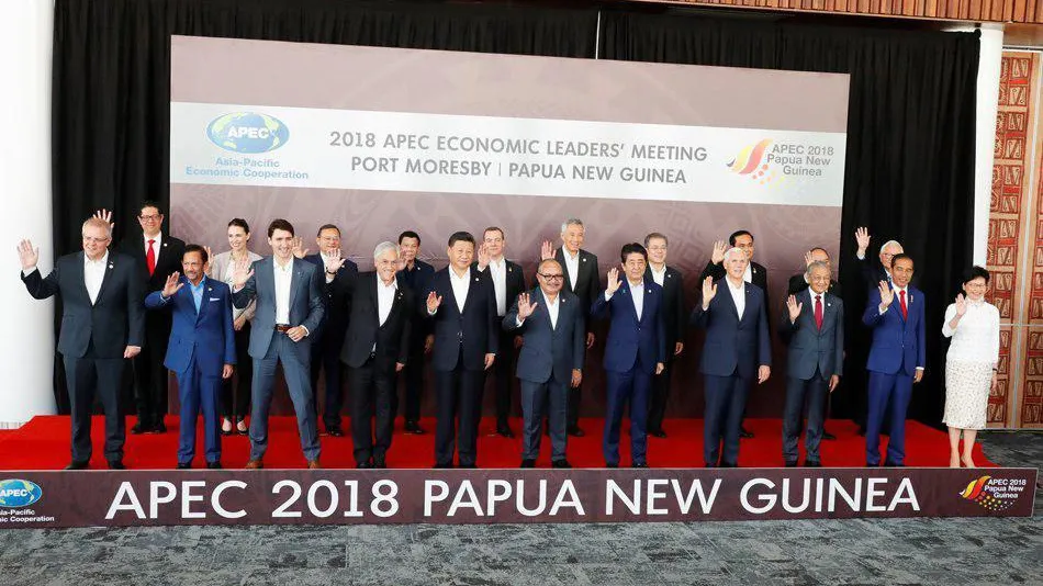 កិច្ចប្រជុំកំពូល APEC នៅប្រទេសប៉ាពួញ៉ូវហ្គីណេ ...