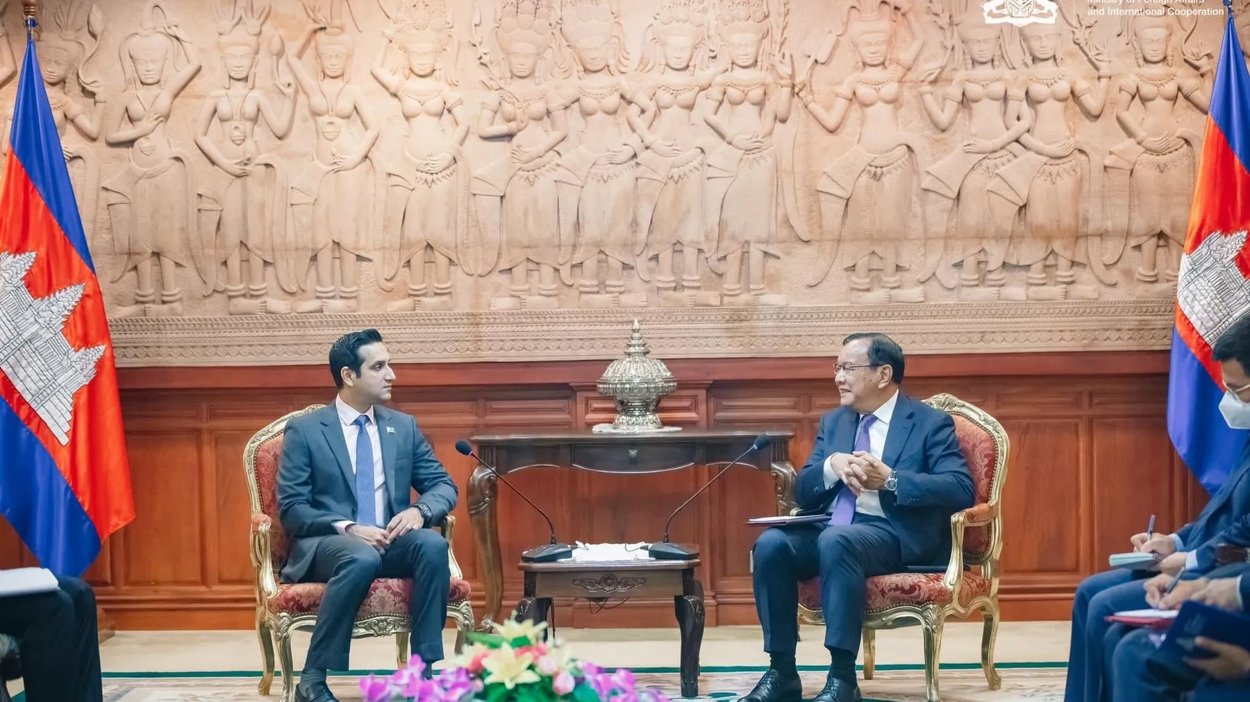 ទូតថ្មីអ៊ីស្លាមប៉ាគីស្ថានអបអរសាទរកម្ពុជា ចំពោះតួនាទីជាប្រធានអាស៊ាន 