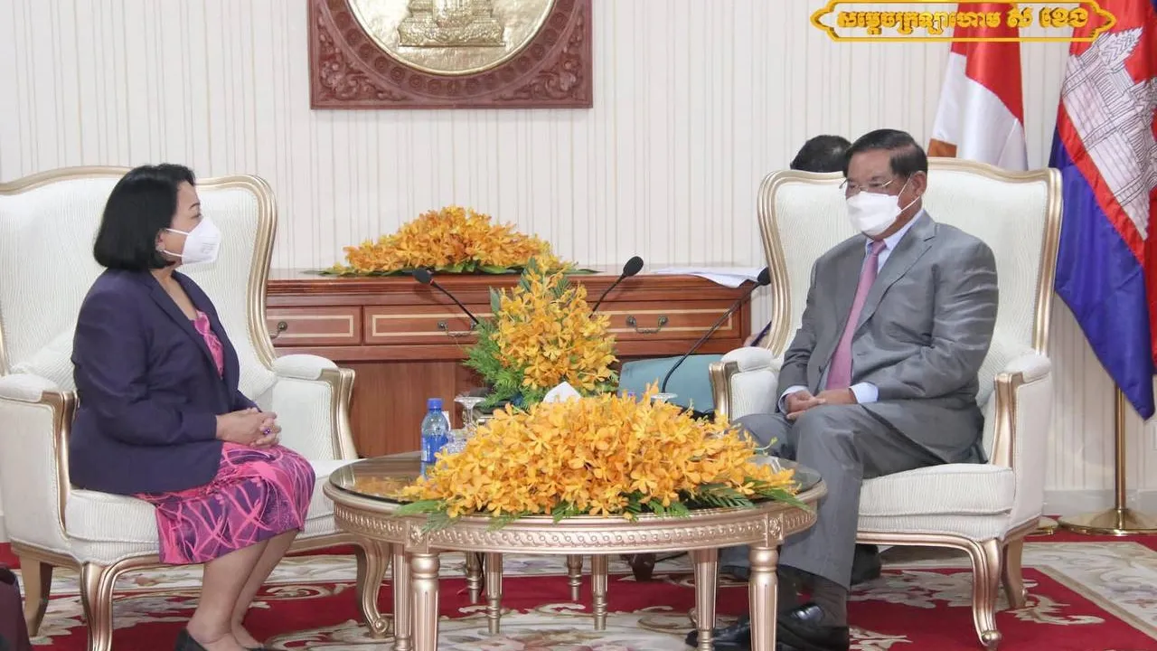 រដ្ឋមន្រ្តីក្រសួងមហាផ្ទៃសង្ឃឹមថាលោកស្រី នាយិការប្រចាំថ្នាក់តំបន់របស់អង្គការIOM បន្តជួយកម្ពុជា លើការងារទេសន្តរប្រវេសន៍ និងការប្រែបំប្រួលអាកាសធាតុនៅកម្ពុជា