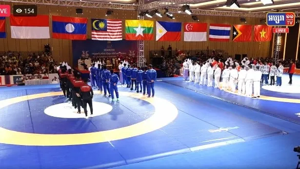 ផ្សាយផ្ទាល់ ការប្រកួត​កីឡាចំបាប់ វគ្គផ្តាច់ព្រ័ត្រ​ក្នុងព្រឹត្តការណ៍កីឡាស៊ីហ្គេម លើកទី៣២ ឆ្នាំ២០២៣ ពី OCIC Hall E