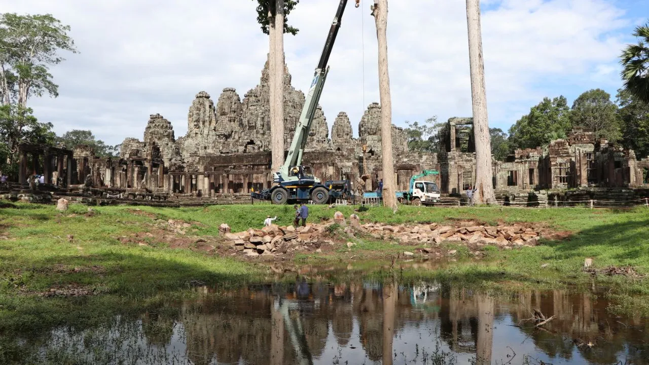 អាជ្ញាធរជាតិអប្សរា កំពុងស្តារស្រះទឹកចំនួនពីរនៅតំបន់ប្រាសាទបាយ័នឱ្យដូចទៅនឹងអត្តសញ្ញាណដើម