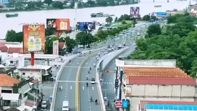 ស្ពានអាកាសឬស្សីកែវ និងស្ពានបេតុងខ្សែកាបឆ្លងទន្លេសាប | បែងចែកផ្លែផ្កានៃកំណើនសេដ្ឋកិច្ចប្រកបដោយសមធម៌ 🌿🇰🇭