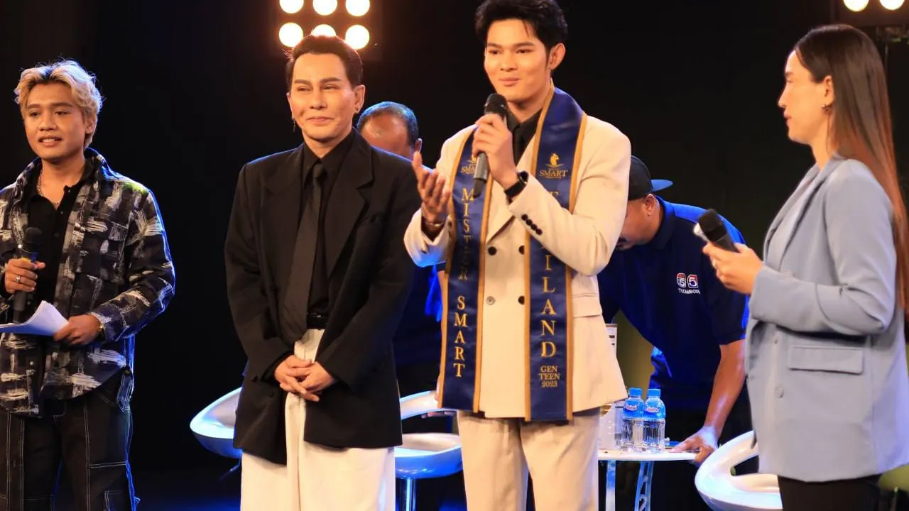 កូនខ្មែរនៅខេត្តកំពង់ធំ បាន ក្លាយ ទៅជាម្ចាស់ពាន Mister Smart Thailand 2023