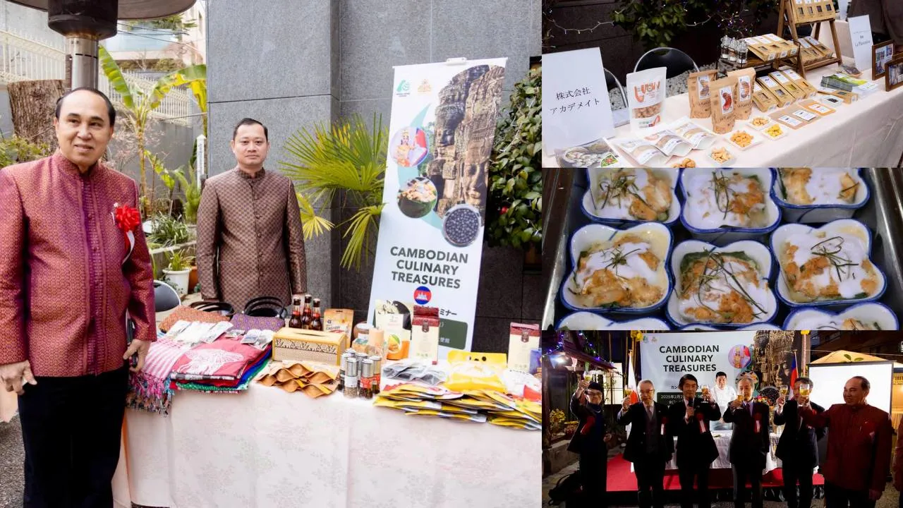ស្ថានឯកអគ្គរាជទូតកម្ពុជា សហការជាមួយមជ្ឈមណ្ឌលអាស៊ាន-ជប៉ុន រៀបចំពិព័រណ៍ម្ហូបអាហារកម្ពុជា “Cambodia Food Show” ដើម្បីផ្សព្វផ្សាយលើកកម្ពស់ការទូតម្ហូបអាហារខ្មែរ និងជំរុញទីផ្សារផលិតផលខ្មែរក្នុងប្រទេសជប៉ុន