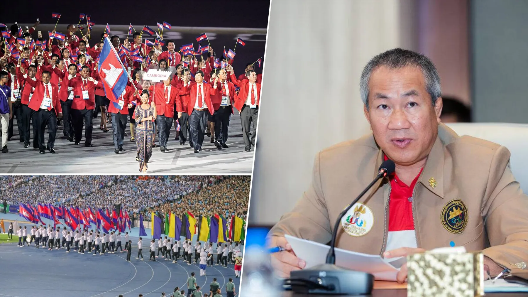 ឯកឧត្តម វ៉ាត់ ចំរើន បង្ហាញទស្សនៈជុំវិញការចូលរួម SEA Games លេីកទី ៣៣ នៅប្រទេសថៃ