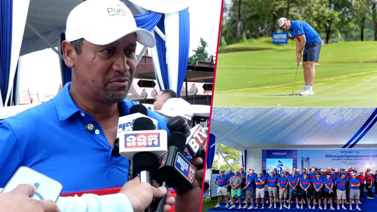កីឡាករ វាយកូនគោលធ្លាប់ឈ្នះ Tiger Woods និយាយថា លោកពេញចិត្តកម្ពុជា