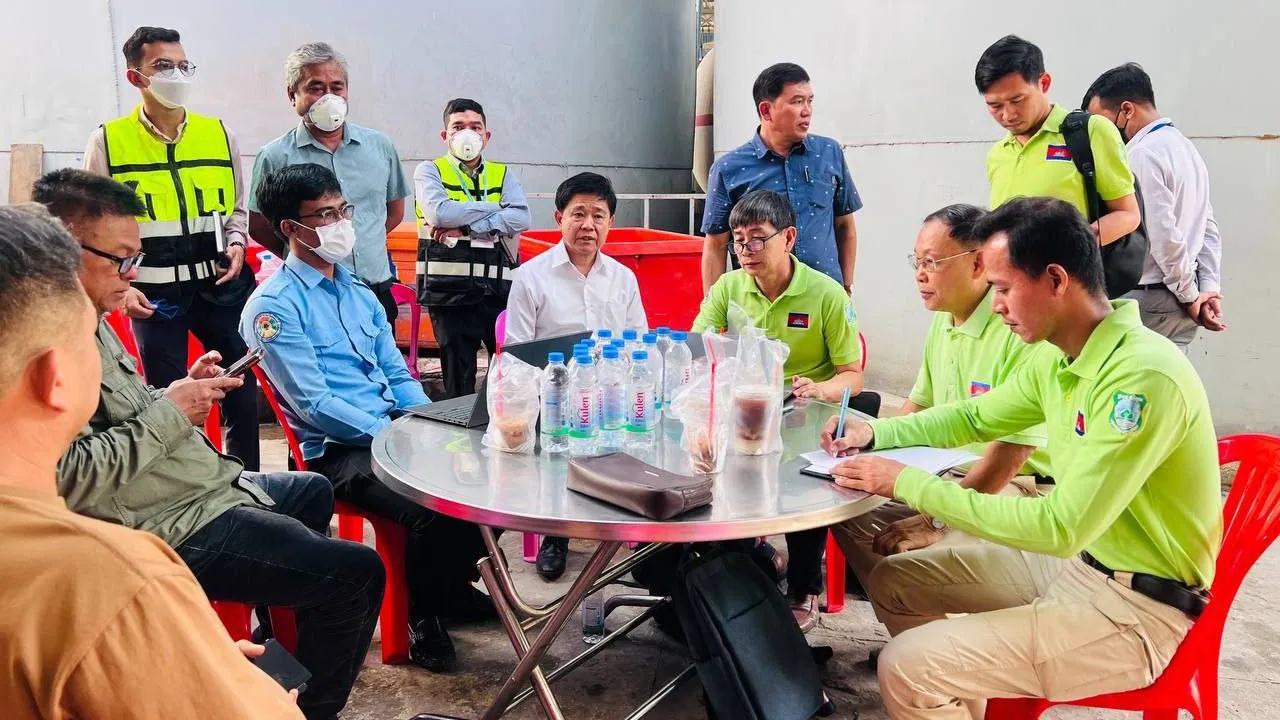 ក្រសួងបរិស្ថានចាត់វិធានការច្បាប់ករណីធ្លាយឧស្ម័នអាម៉ូញាក់ចេញពីរោងចក្រផលិតទឹកកក