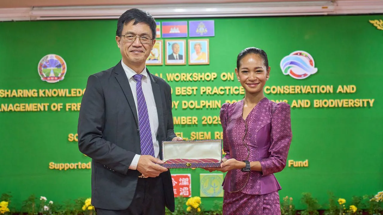 កម្ពុជាធ្វើជាម្ចាស់ផ្ទះរៀបចំសិក្ខាសាលាថ្នាក់តំបន់ស្តីពី «ការចែករំលែកបទពិសោធន៍ និងការអនុវត្តជោគជ័យលើការអភិរក្សគ្រប់គ្រងសត្វផ្សោតទឹកសាប និងជីវចម្រុះ»