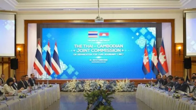 រដ្ឋលេខាធិការដ្ឋានកិច្ចការព្រំដែន ៖ "កិច្ចប្រជុំពិសេសរបស់គណៈកម្មការចម្រុះខណ្ឌសីមាព្រំដែនគោក(JBC) កម្ពុជា-ថៃ