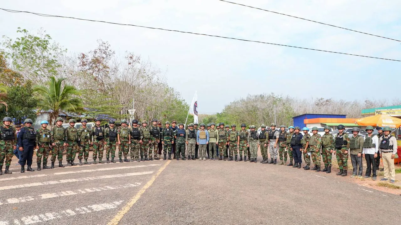 ក្រសួងការពារជាតិ៖ នាថ្ងៃទី១៦ មករា ២០២៦ កម្ពុជាបានសម្របសម្រួលជូនដល់ក្រុមអ្នកសង្កេតការណ៍អាស៊ាន (AOT)
