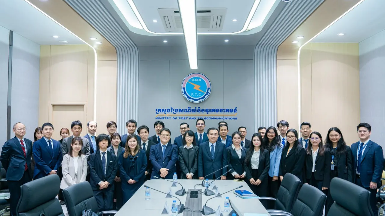 ឯកឧត្តម គង់ ផល្លៈ រដ្ឋលេខាធិការក្រសួងប្រៃសណីយ៍ ពិភាក្សាការងារជាមួយប្រធានផ្នែកគម្រោងជំនួយទី១របស់ជប៉ុន