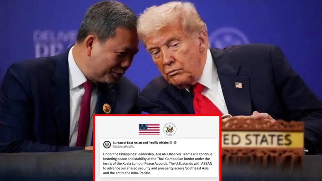 អាម៉េរិកថា ខ្លួននៅជាមួយអាស៊ាន ដើម្បីដោះស្រាយជម្លោះព្រំដែនកម្ពុជា-ថៃ តាមសន្តិវិធី