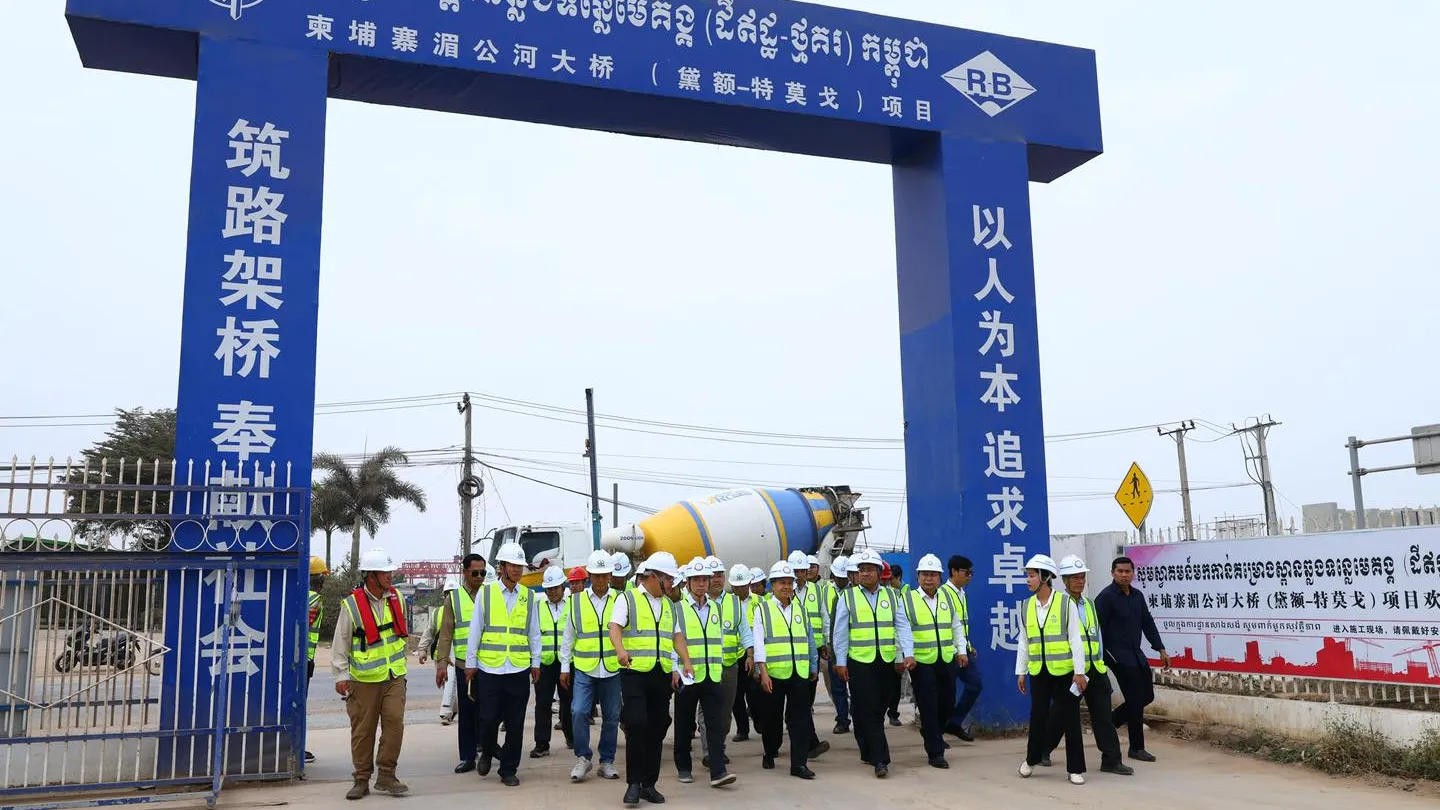 គម្រោងសាងសង់ស្ពានឆ្លងទន្លេមេគង្គ (ដីឥដ្ឋ-ថ្មគរ) សម្រេចបាន ៣៩,២៩% គិតត្រឹមខែកុម្ភៈ ឆ្នាំ២០២៦