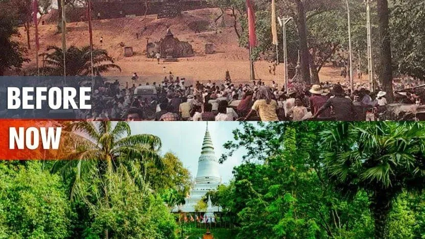 សម្មិតផល និងការអភិវឌ្ឍបច្ចុប្បន្នកើតមានឡើងដោយសារសន្តិភាពរមណីយដ្ឋានប្រវត្តិសាស្ត្រវត្តភ្នំ