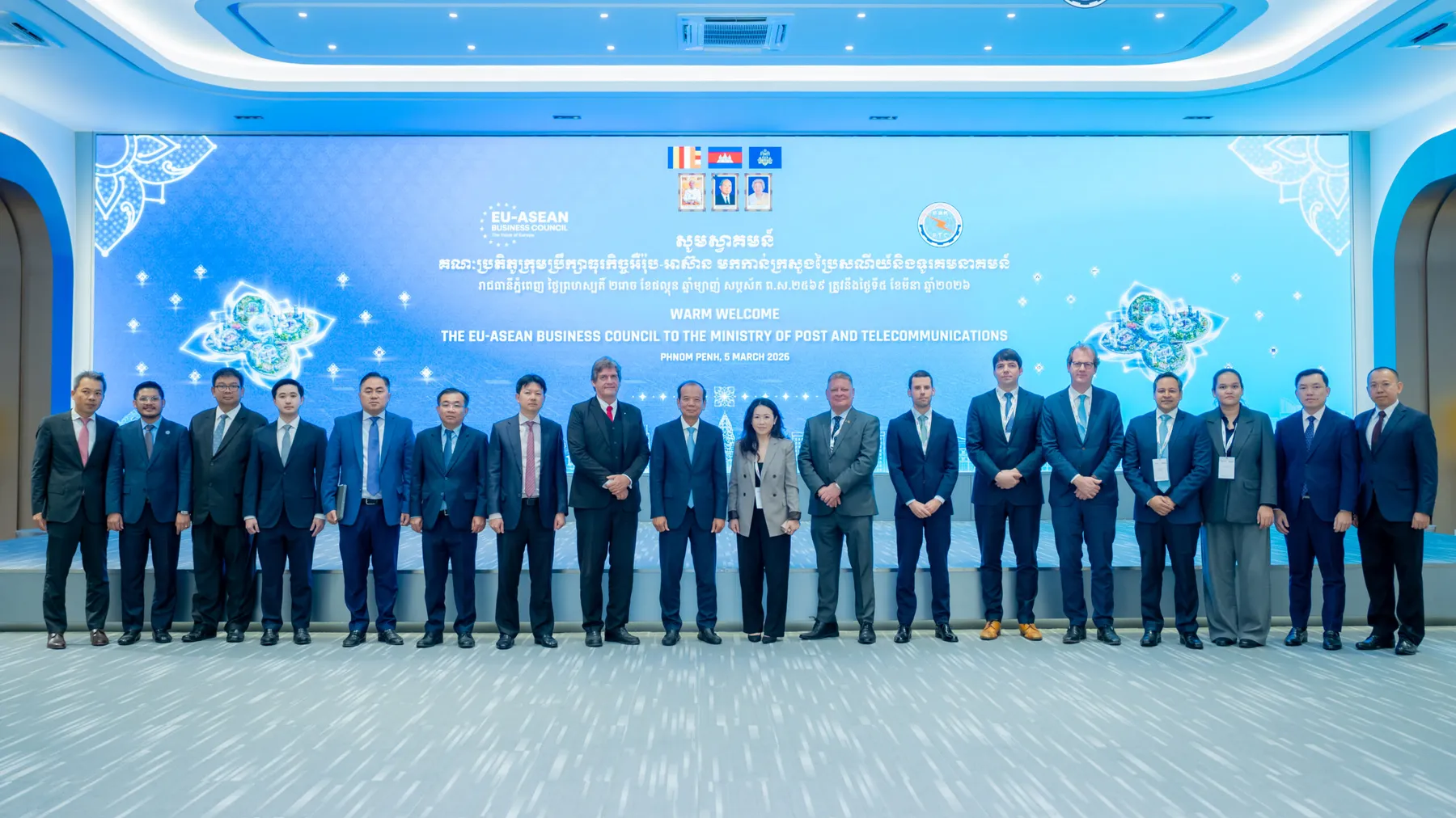 ឯកឧត្តមរដ្ឋមន្រ្តី ជា វ៉ាន់ដេត ទទួលជួបសម្ដែងការគួរសម និងពិភាក្សាការងារជាមួយគណៈប្រតិភូក្រុមប្រឹក្សាអឺរ៉ុប-អាស៊ាន