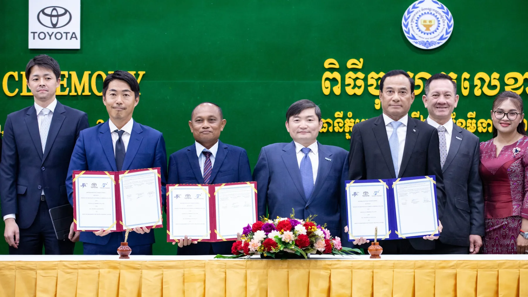 វិស័យឯកជន និងវិទ្យាស្ថាន JVC រួមគ្នាជំរុញការអភិវឌ្ឍជំនាញមេកានិចយានយន្ត