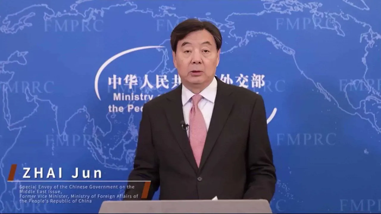 ចិន ចាត់បញ្ជូនបេសកជនពិសេសទៅមជ្ឈិមបូព៌ា ប្តេជ្ញាស្តារសន្តិភាពឡើងវិញ