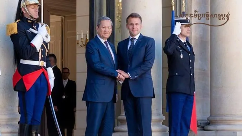 ថ្នាក់ដឹកនាំកម្ពុជា និងបារាំង