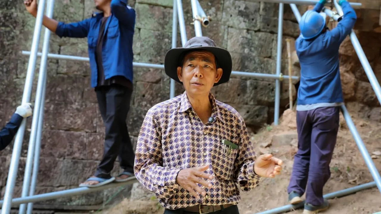 អាជ្ញាធរជាតិអប្សរាជួសជុលកំពែងក្រុងអង្គរធំ ដើម្បីការពារហានិភ័យនៃកត្តាធម្មជាតិ