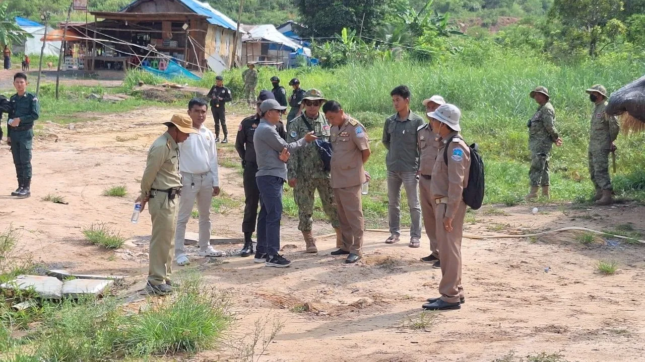 មន្ទីរបរិស្ថានខេត្តកោះកុង បំភ្លឺករណីការចុះអនុវត្តច្បាប់រុះរើសំណង់ខុសច្បាប់ ក្នុងឧទ្យានជាតិជួរភ្នំក្រវាញ