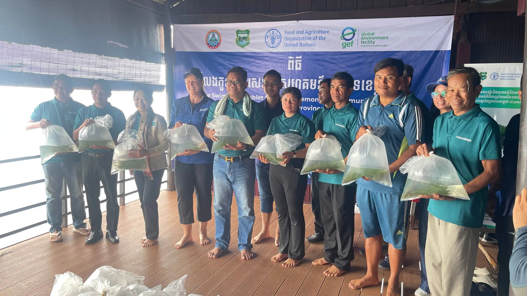 លែងកូនក្តាមសេះ៨៥ម៉ឺនក្បាលចូលសមុទ្រ ដើម្បីស្តារនិងបង្កើនធនធានក្តាមសម្រាប់សហគមន៍ឆ្នេរ