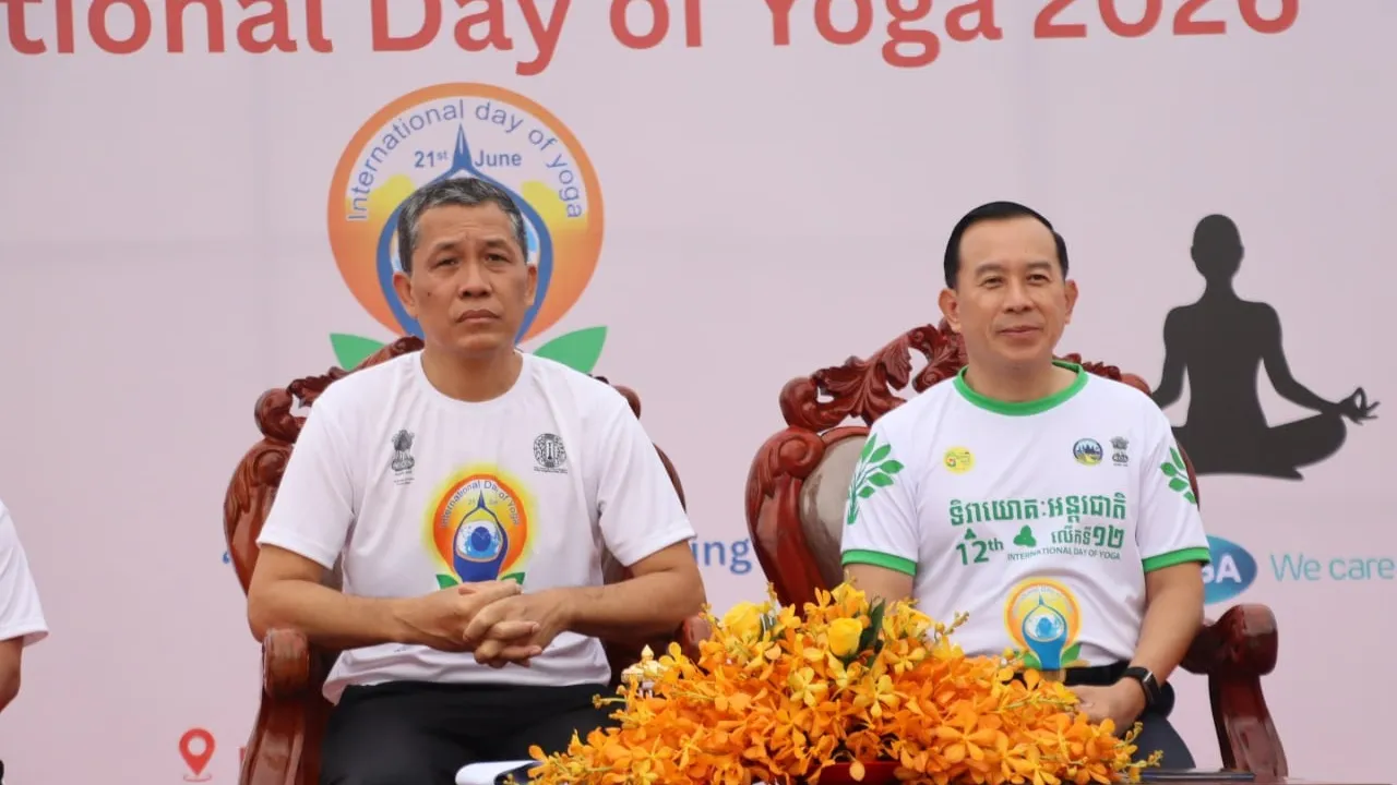 សៀមរាបរៀបចំទិវាយូហ្គាពិភពលោកក្រោមប្រធានបទ យូហ្គាដើម្បី​សុខភាព​មនុស្សចាស់