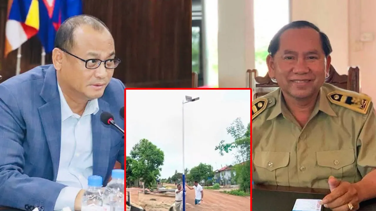 ក្រោយមហាជនរិះគន់ខ្លាំង អភិបាលខេត្តកំពង់ឆ្នាំងបញ្ជាឱ្យចុះស៊ើបអង្កេតករណីបង្គោលភ្លើងសូឡា ១ដើមតម្លៃ ៨លានរៀល