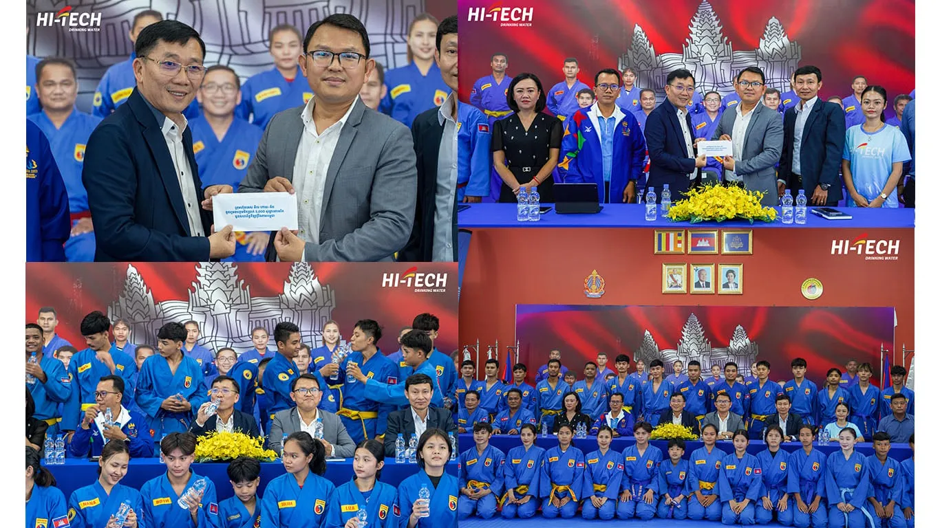 ក្រុមហ៊ុនទឹកពិសាហាយ-ធិច មានមោទនភាពដែលបានរួមចំណែកក្នុងសកម្មភាពសង្គម ការងារមនុស្សធម៌ និងការលើកស្ទួយវិស័យកីឡាជាតិនៅកម្ពុជា