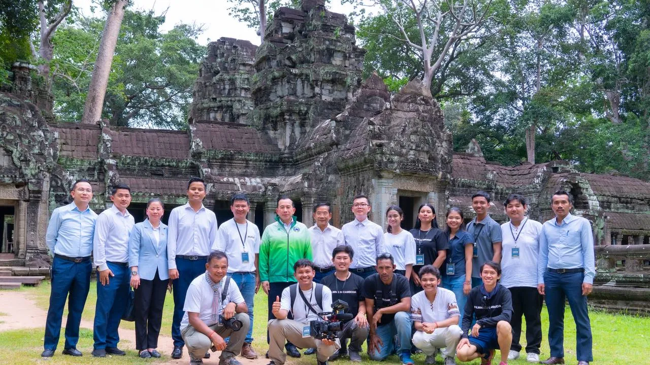 រដ្ឋមន្រ្តីក្រសួងទេសចរណ៍លើកទឹកចិត្តដល់ក្រុមការងារផលិតកម្មអន្តរជាតិដែលបានជ្រើសរើសកម្ពុជាជាទីតាំងថតកម្មវិធី