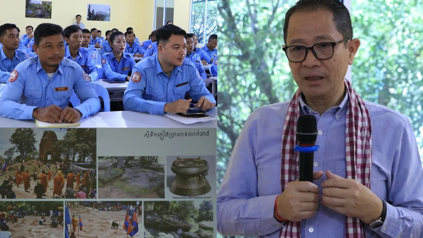 អាជ្ញាធរជាតិអប្សរាបង្កើនសមត្ថភាពមន្ត្រី-ភ្នាក់ងារទេសចរណ៍ឱ្យក្លាយជា «អ្នកអប់រំបេតិកភណ្ឌ» នៃរមណីយដ្ឋានអង្គរ