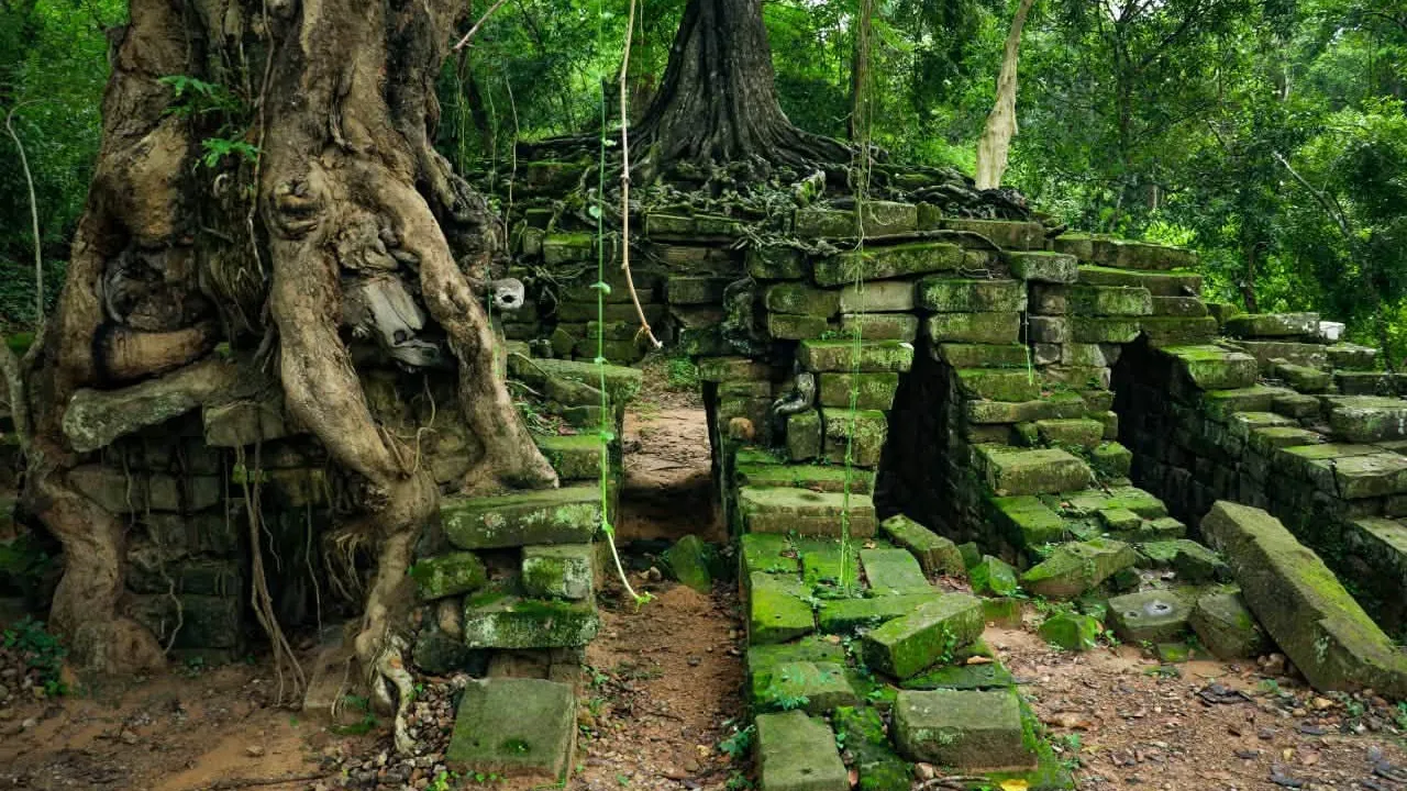 ស្ពានថ្មបុរាណនៅកណ្តាលរាជធានីអង្គរ បង្ហាញពីស្នាដៃវិស្វកម្ម និងបេតិកភណ្ឌរស់ឆ្លងសម័យកាល