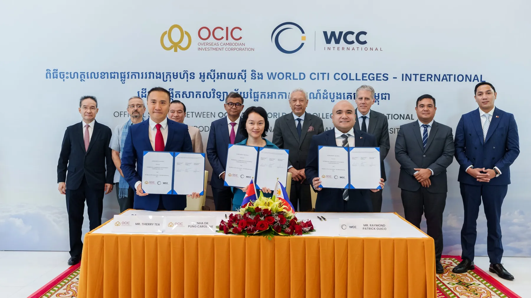 ក្រុមហ៊ុន អូស៊ីអាយស៊ី និង WCCI នឹងបង្កើត សាកលវិទ្យាល័យអាកាសចរណ៍ដំបូងគេនៅកម្ពុជា