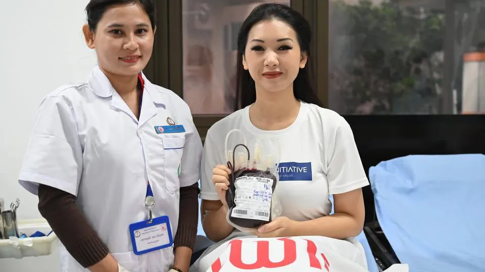 សោម៉ាគ្រុបកៀរគរបុគ្គលិកបរិច្ចាគឈាម រួមចំណែកជួយសង្គម