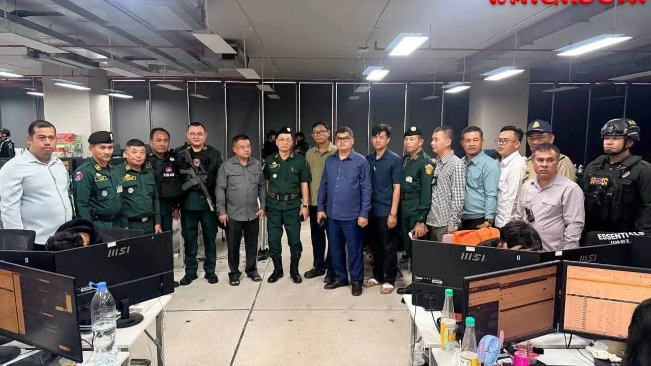 សមត្ថកិច្ចបង្រ្កាបល្បែងភ្នាល់តាមអនឡាញនៅក្រុងប៉ោយប៉ែត ដែលមានមេក្លោងជាជនជាតិថៃ