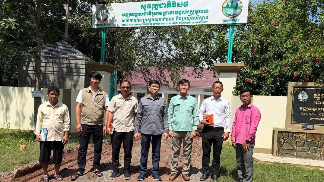 ការចុះពិនិត្យវឌ្ឍនភាពការជួសជុល សាងសង់ និងកែលម្អហេដ្ឋារចនាសម្ព័ន្ធ សួនរុក្ខជាតិឱសថបុរាណគិរីរម្យ