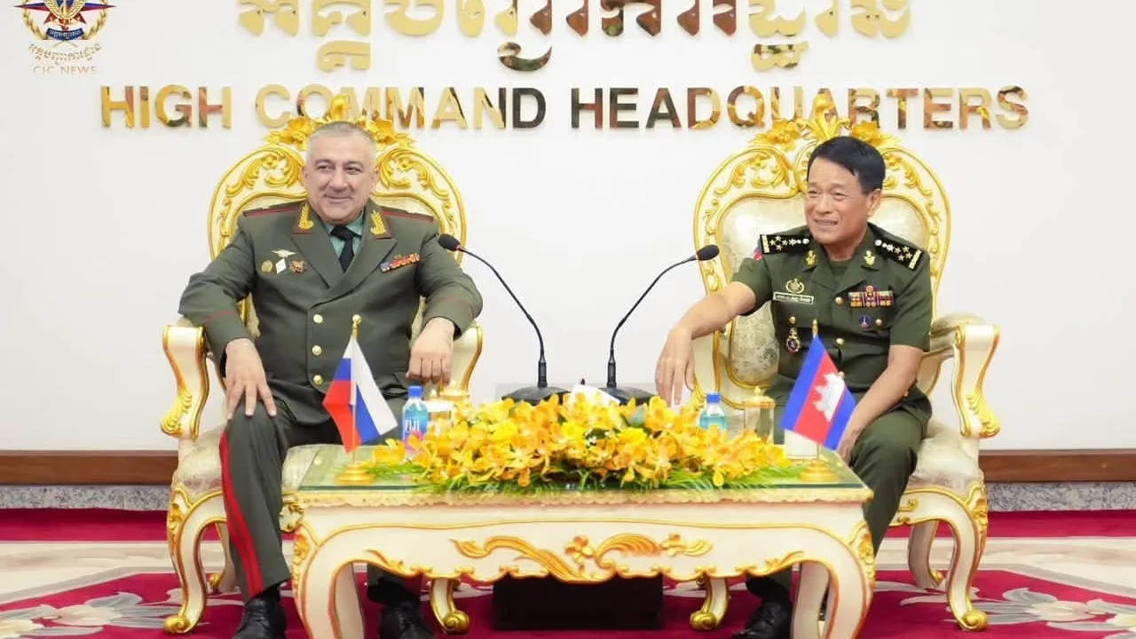 កងទ័ពរុស្ស៊ីប្រកាសត្រៀមខ្លួនជួយបណ្តុះបណ្តាលកងទ័ពកម្ពុជាលើជំនាញយោធា