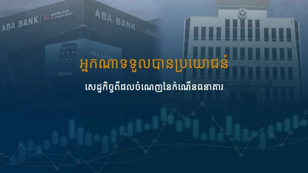 អ្នកណាទទួលបានប្រយោជន៍សេដ្ឋកិច្ច ពីផលចំណេញនៃកំណើនធនាគារ