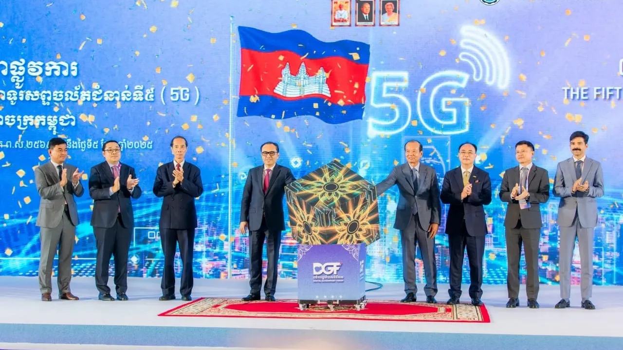 អ៊ីនធើណិត 5G សាកល្បងជំហានដំបូងនៅកម្ពុជា បង្ហាញ​ថា អ្នកប្រើប្រាស់ប្រព័ន្ធចល័តកម្ពុជា នាំមុខ