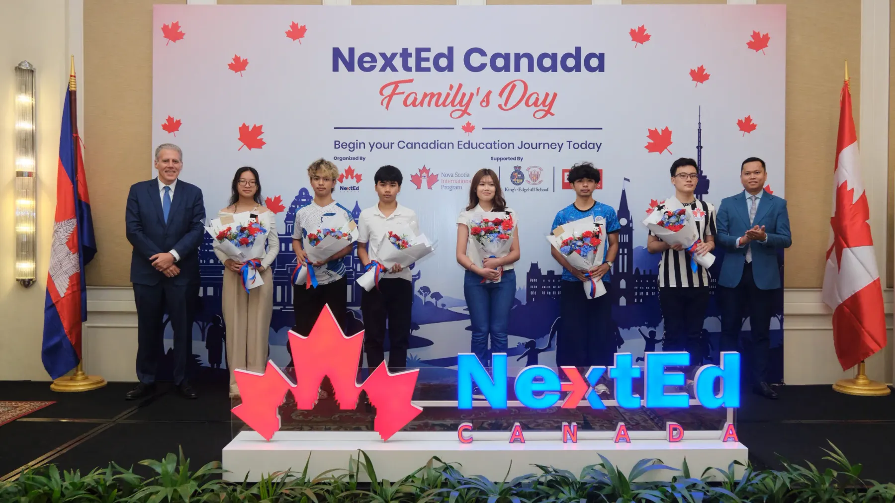 ក្រុមហ៊ុន NextEd Canada រៀបចំទិវាគ្រួសារ (Family’s Day) ដើម្បីអបអរសិស្សកម្ពុជាដែលត្រៀមបន្តការសិក្សានៅប្រទេសកាណាដា