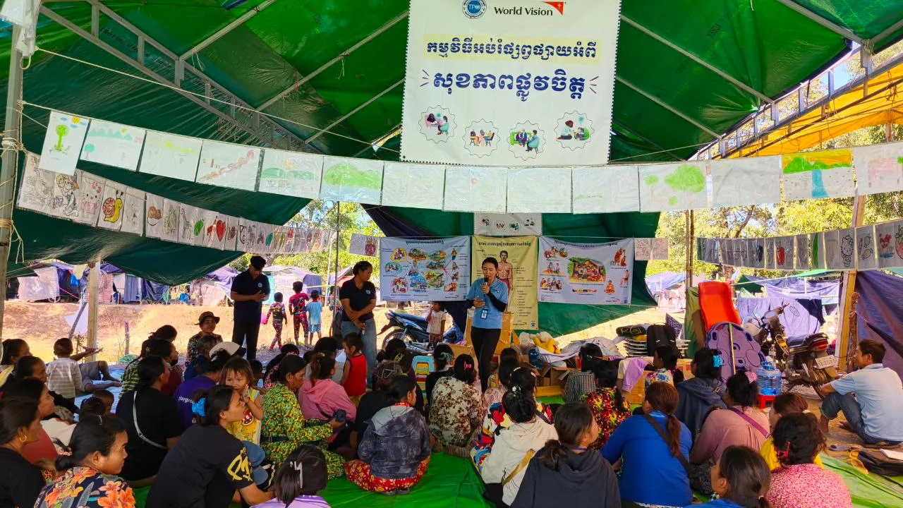 SDC និងអង្គការទស្សនៈពិភពលោក បន្ត​គាំទ្រផ្នែកថែទាំផ្លូវចិត្តសង្គម និងជំនួយសាច់ប្រាក់ ដល់គ្រួសារភៀសសឹក