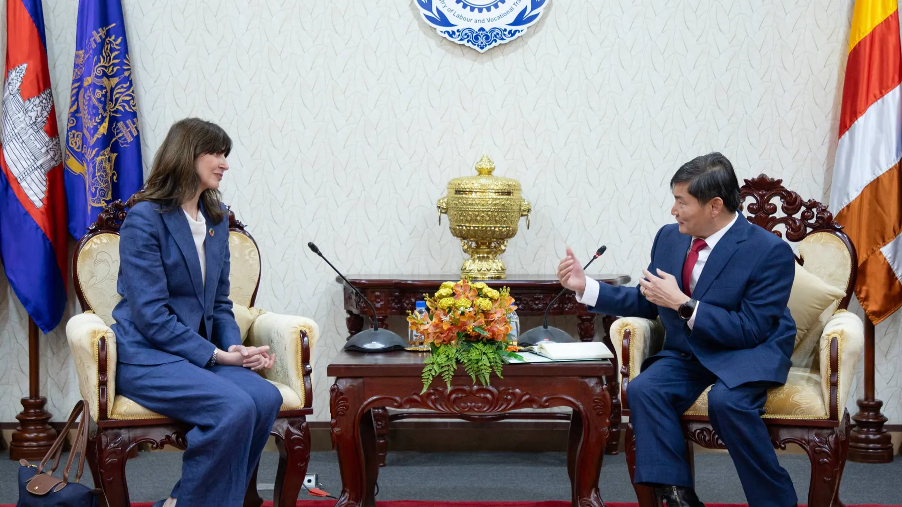 ក្រសួងការងារ និងអង្គការសហប្រជាជាតិ (UN) ប្តេជ្ញាពង្រឹងកិច្ចសហប្រតិបត្តិការលើការបណ្តុះបណ្តាលជំនាញ និងការងារសមរម្យ