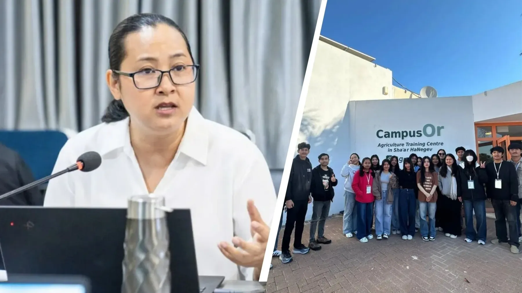 អ្នកនាំពាក្យ ៖ និស្សិតកម្ពុជាជាង២០០នាក់ កំពុងចុះកម្មសិក្សានៅអ៊ីស្រាអ៊ែល មានសុវត្ថិភាព ខណៈនិស្សិត ៤នាក់ជាប់គាំងនៅឌូបៃ