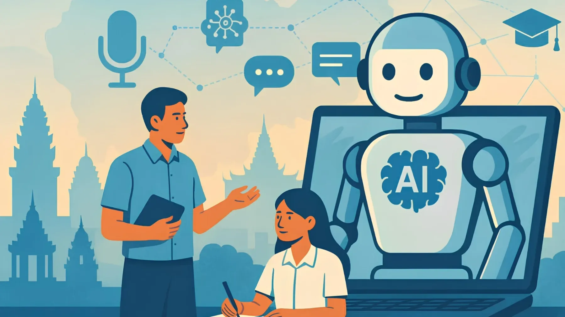 AI មិនមែនធ្វើឱ្យសិស្សខ្ជិលទេ បើចេះប្រើត្រឹមត្រូវ ៖ អ្នកជំនាញជំរុញឱ្យកម្ពុជាប្រើ AI ដើម្បីលើកកម្ពស់ការអប់រំ