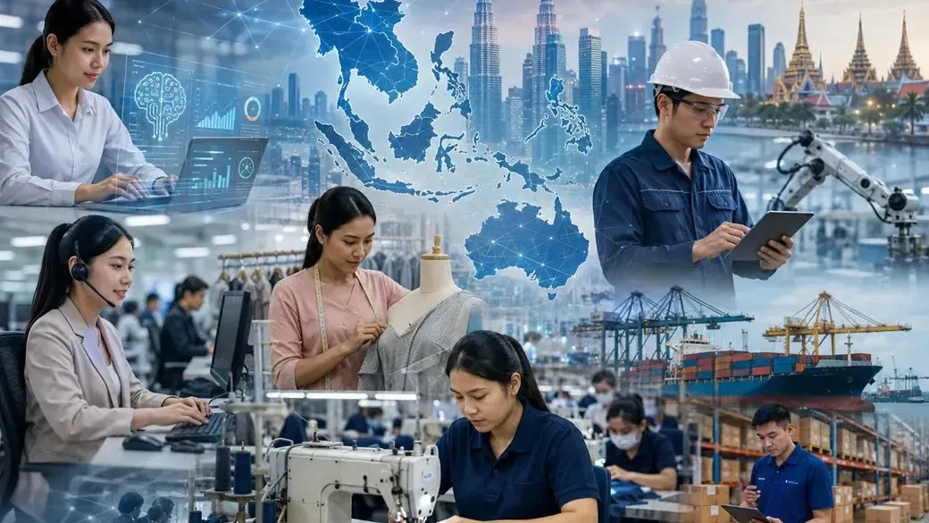 របាយការណ៍​ ​៖​ ​Generative​ ​AI​ ​អាច​ប៉ះពាល់​ដល់​កម្មករ​អាស៊ាន​ជិត​ ​៨០​ ​លាន​នាក់​ ​ខណៈ​កម្ពុជា​បន្ត​អភិវឌ្ឍ​ជំនាញ​កម្លាំង​ពលកម្ម​សម្រាប់​អនាគត​