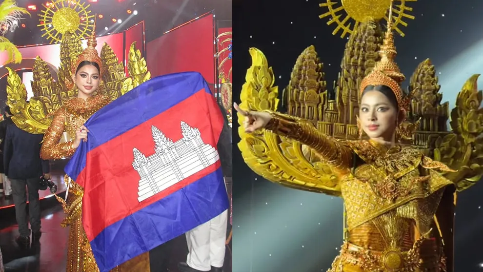 សមារាត្រីជាឈុតតំណាងជាតិ ដេត ស្រីនាឌ ដែលជ្រើសទៅបង្ហាញ Miss Charm ​2025