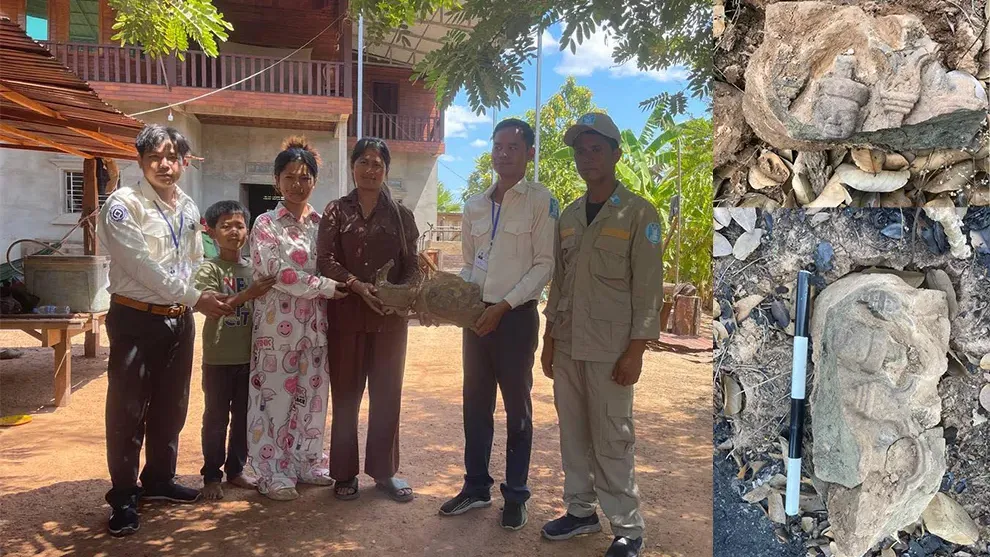 ពលរដ្ឋប្រទះឃើញវត្ថុបុរាណ ២ កប់ដី ក្នុងស្រុកជាំក្សាន្ត ខេត្តព្រះវិហារ